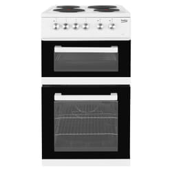 Beko KD531AW 50cm Twin Cavity Electric Cooker