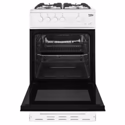 Beko KSG580W 50cm Freestanding Gas Single Cavity Cooker