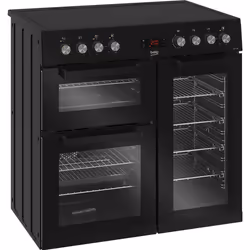 Beko KDVC90K 90cm Double Oven Range Cooker with 5 Zone Ceramic Hob