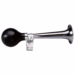 Raleigh 9" Bulb Horn Silver