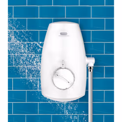 Aqualisa Aquastream Power Shower Thermostatic White 4 Spray 90mm Head 813.40.20