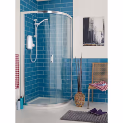 Aqualisa Aquastream Power Shower Thermostatic White 4 Spray 90mm Head 813.40.20