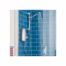 Aqualisa Aquastream Power Shower Thermostatic Satin Chrome 4 Spray 813.40.01