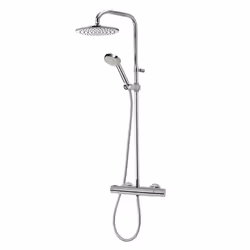 Aqualisa Midas 110 Mixer Shower Exposed Bar Valve Chrome Drencher Modern MD110SC