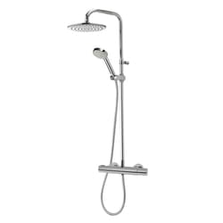 Aqualisa Midas 110 Mixer Shower Exposed Bar Valve Chrome Drencher Modern MD110SC
