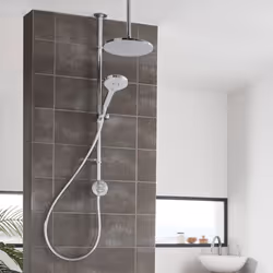 Aqualisa Unity Q Digital Shower Dual Exposed 250mm Drencher High Pressure/Combi