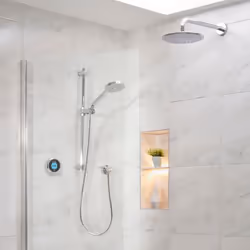 Aqualisa Optic Q Smart Shower Concealed Adjustable Head And Fixed Head Gravity