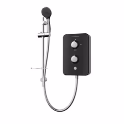 Gainsborough Slim Duo 8.5kW Electric Shower Black 3 Spray Head Handset Bathroom