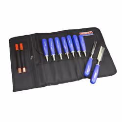 12 Pocket Hand Garden Tools Chisel Roll Storage Holder Bag Faithfull FAICR12