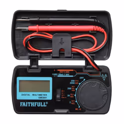 Faithfull Tools FAIDETPOCKET Pocket Portable Multimeter