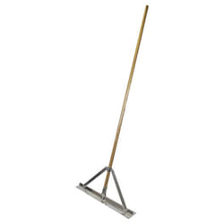 Faithfull Aluminium Builder's Spazzle with Wooden Handle