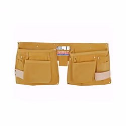 Faithfull Double Tool & Nail Pouch FAIDTNP3