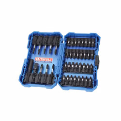 Faithfull - Impact Screwdriver Bit Set, 42 Piece