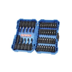 Faithfull - Impact Screwdriver Bit Set, 42 Piece