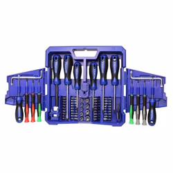 Faithfull Fold Out Screwdriver & Bit Set, 63 Piece