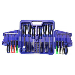 Faithfull Fold Out Screwdriver & Bit Set, 63 Piece