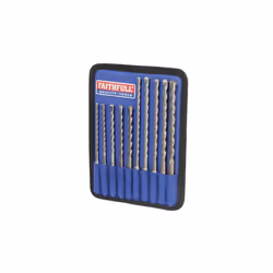 Faithfull SDS Plus Drill Bit Set, 10 Piece