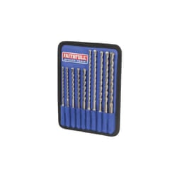 Faithfull SDS Plus Drill Bit Set, 10 Piece