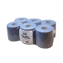 Paper Towel Wiping Roll 2-Ply 176mm x 150m (Pack 6) SCASC150M6F