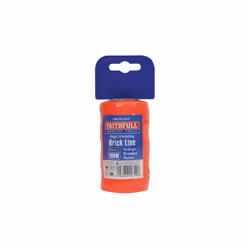 Faithfull Hi-Vis Nylon Brick Line 100m (330ft) Orange