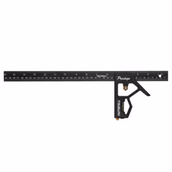 Faithfull Prestige Aluminium Combination Square (Black) - 400mm (16in)