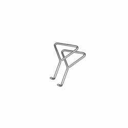 FAIMHK200B Manhole Keys (Pair) 200mm Bent,Silver