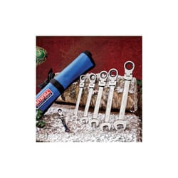 Faithfull 6 Piece Ratcheting Combi Spanner Set - XMS22RATSPAN