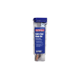 Faithfull - Sabre Saw Blade Set, 10 Piece