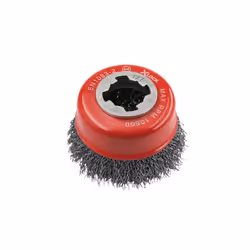 Faithfull - X-LOCK Wire Cup Brush 75mm M14x2, 0.30mm Steel Wire