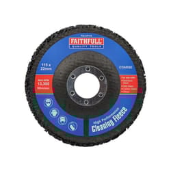 Faithfull FAICF115 Cleaning Fleece Disc Coarse 115 x 22mm |