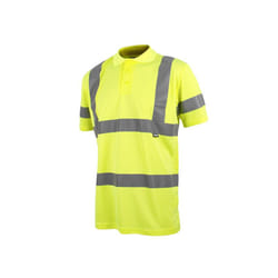 Scan SCAHVPSM Hi-Vis Polo Shirt Yellow - M (40in) |