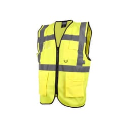 Scan SCAHVUWXL Hi-Vis Utility Yellow Waistcoat - XL (48in) |