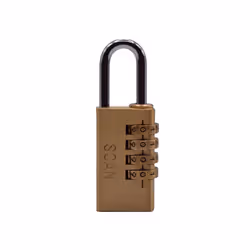 Scan SCAPLB28COM Brass Combination Padlock 28 SCAPLB28COM |