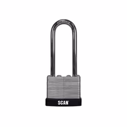 Scan SCAPLLAM40LS Laminated Steel Padlock 40 Long Shackle SCAPLLAM40LS |