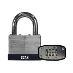 Scan SCAPLLAM50C Laminated Steel Combination Padlock 50 SCAPLLAM50C |