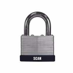Scan SCAPLLAM50 Laminated Steel Padlock 50 SCAPLLAM50 |