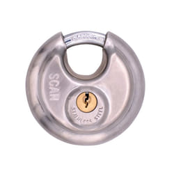 Scan SCAPLSS80DIS Stainless Steel Disk Type Padlock 80 SCAPLSS80DIS |