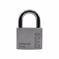 Scan SCAPLSS50 Stainless Steel Padlock 50 SCAPLSS50 |