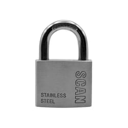 Scan SCAPLSS50 Stainless Steel Padlock 50 SCAPLSS50 |