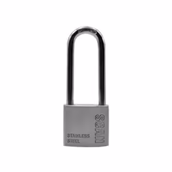 Scan SCAPLSS38LS Stainless Steel Padlock 38 Long Shackle SCAPLSS38LS |