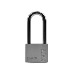 Scan SCAPLSS50LS Stainless Steel Padlock 50 Long Shackle SCAPLSS50LS |