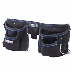 Faithfull FAIDTNP3B Double Tool & Nail Pouch FAIDTNP3B |