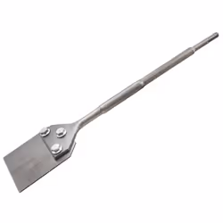 SDS Plus Tile & Floor Scraper, 400mm x 100mm, for Scraping & Removing Adhesives, Paint & Soft Plaster from Floors & Walls