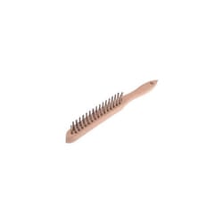 Faithfull FAI680S2 680/S2 Heavy-Duty Stainless Steel Scratch Brush - 2 Row