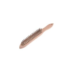 Faithfull FAI680S3 680/S3 Heavy-Duty Stainless Steel Scratch Brush - 3 Row