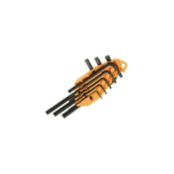 Faithfull FAIHKS8M Hexagon Key Short Arm Set of 8 Metric (1.5-6mm)