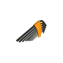 Faithfull FAIHKS9ML Hexagon Key Long Arm Set of 9 Metric (1.5-10mm)