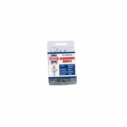 Faithfull FAIAR4M100 Aluminium Rivets 4mm x 10mm Medium Pre-Pack of 100