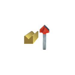 Faithfull FAIRB51 Router Bit TCT V Groove 13.0mm x 19.1mm 1/4in Shank