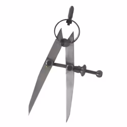 Spring Divider Adjustable Leg Caliper 3Inch 75mm Carbon Steel Faithfull FAIDIV3